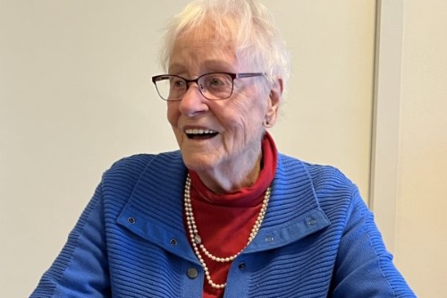 portretfoto mevrouw Vreeling (94 jaar) uit Waalwijk 