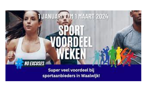 promotie Sport Voordeel Weken in Waalwijk