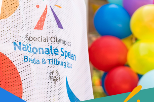 vlag Special Olympics 2024 in Breda & Tilburg 