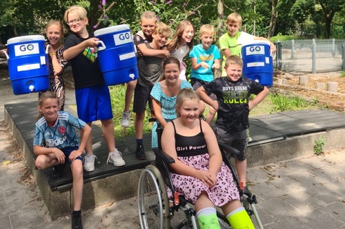 Watertonnen voor Basisschool De Vrijhoeve