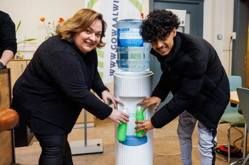 Watertappunt in Wereldschool ISK in Waalwijk