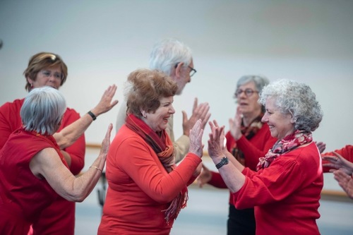 Trainen op de dansvloer bij Kunstencentrum Waalwijk.