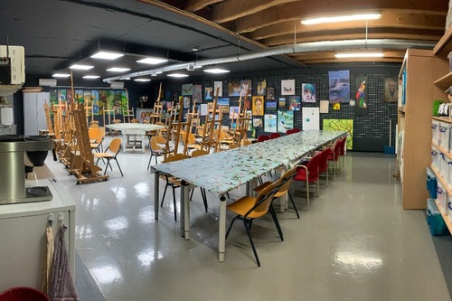 Atelier in het pand van Brabant Parket aan de Grotestraat 357a Waalwijk