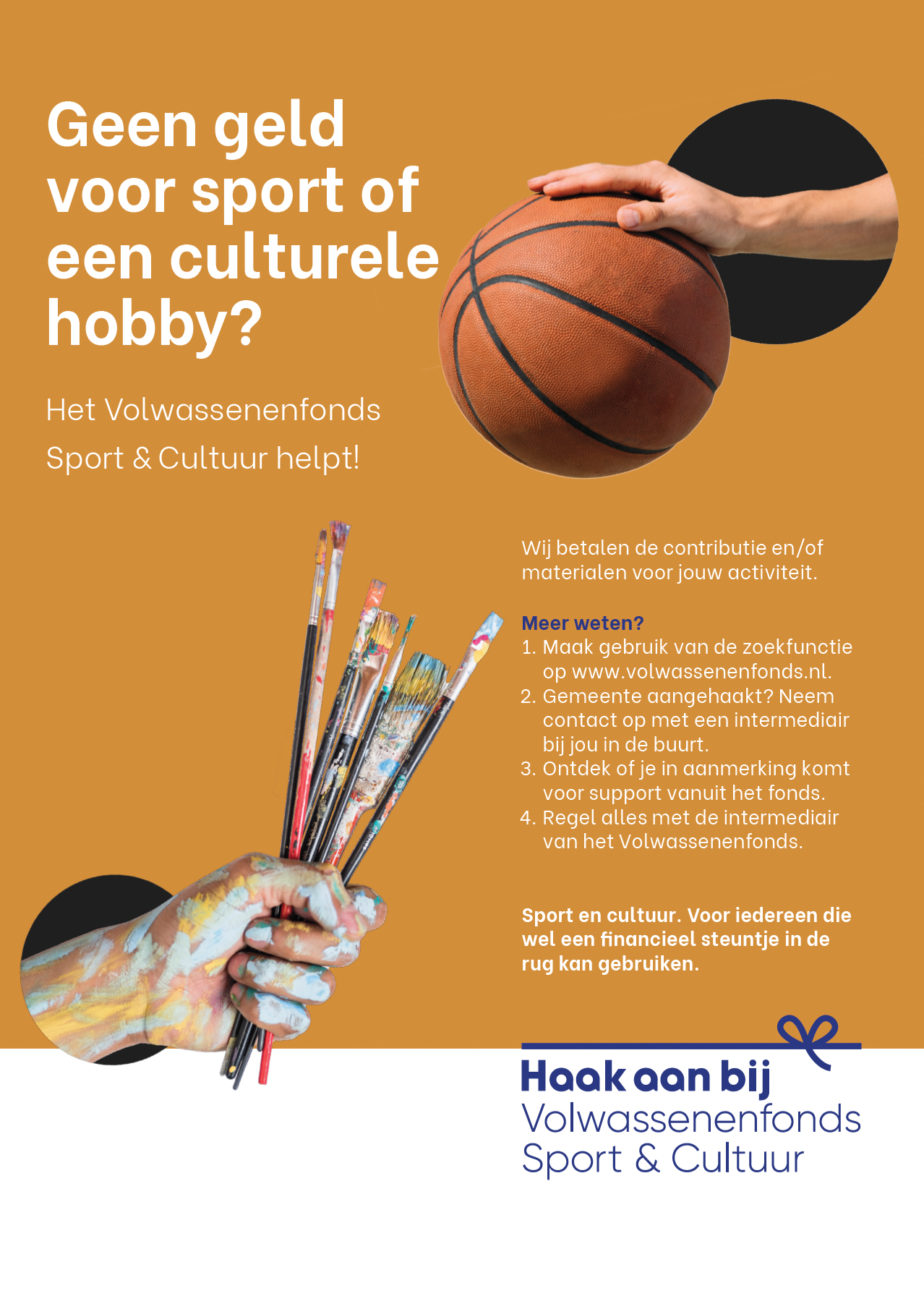 printbestand voor poster Volwassenenfonds Sport & Cultuur